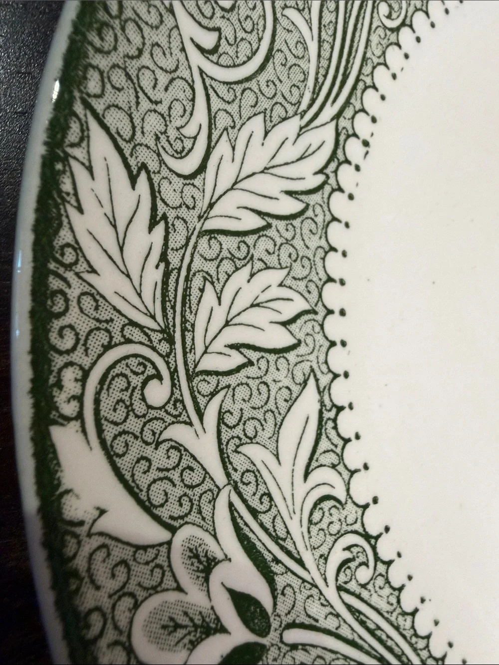 MCM vintage SCIO Pottery Company Dinner Plate “Avon” pattern